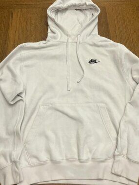 Nike Men's White Hoodie